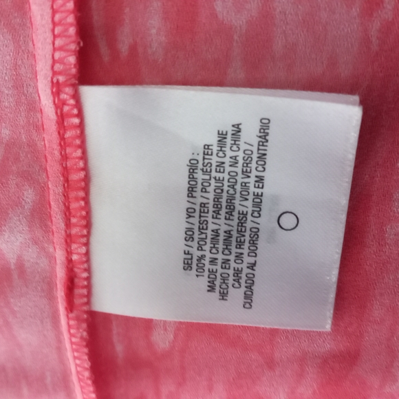 🌷Tahari Coral Tie-dye Top, - Picture 8 of 8